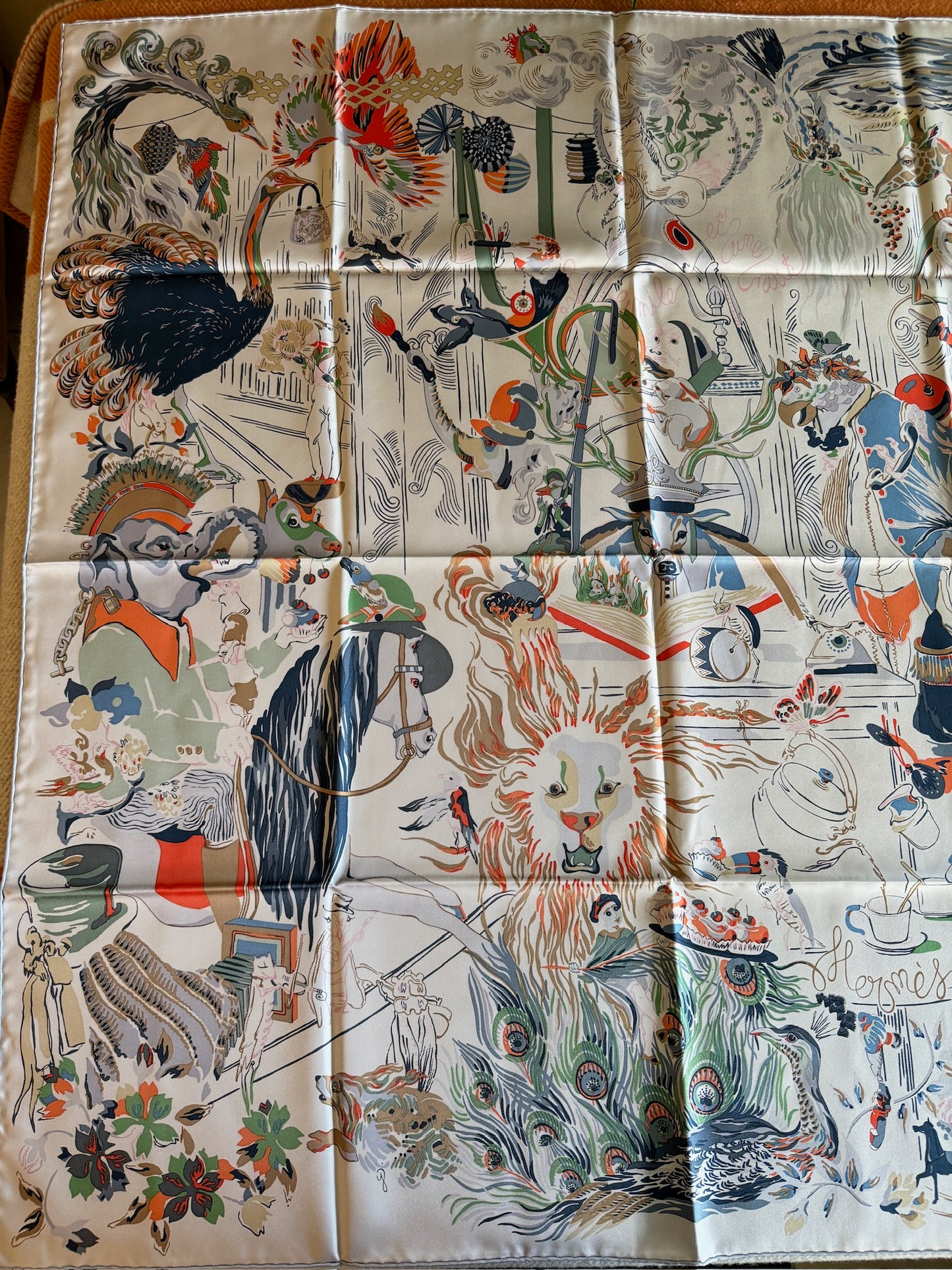 Hermès 90cm Silk Scarf