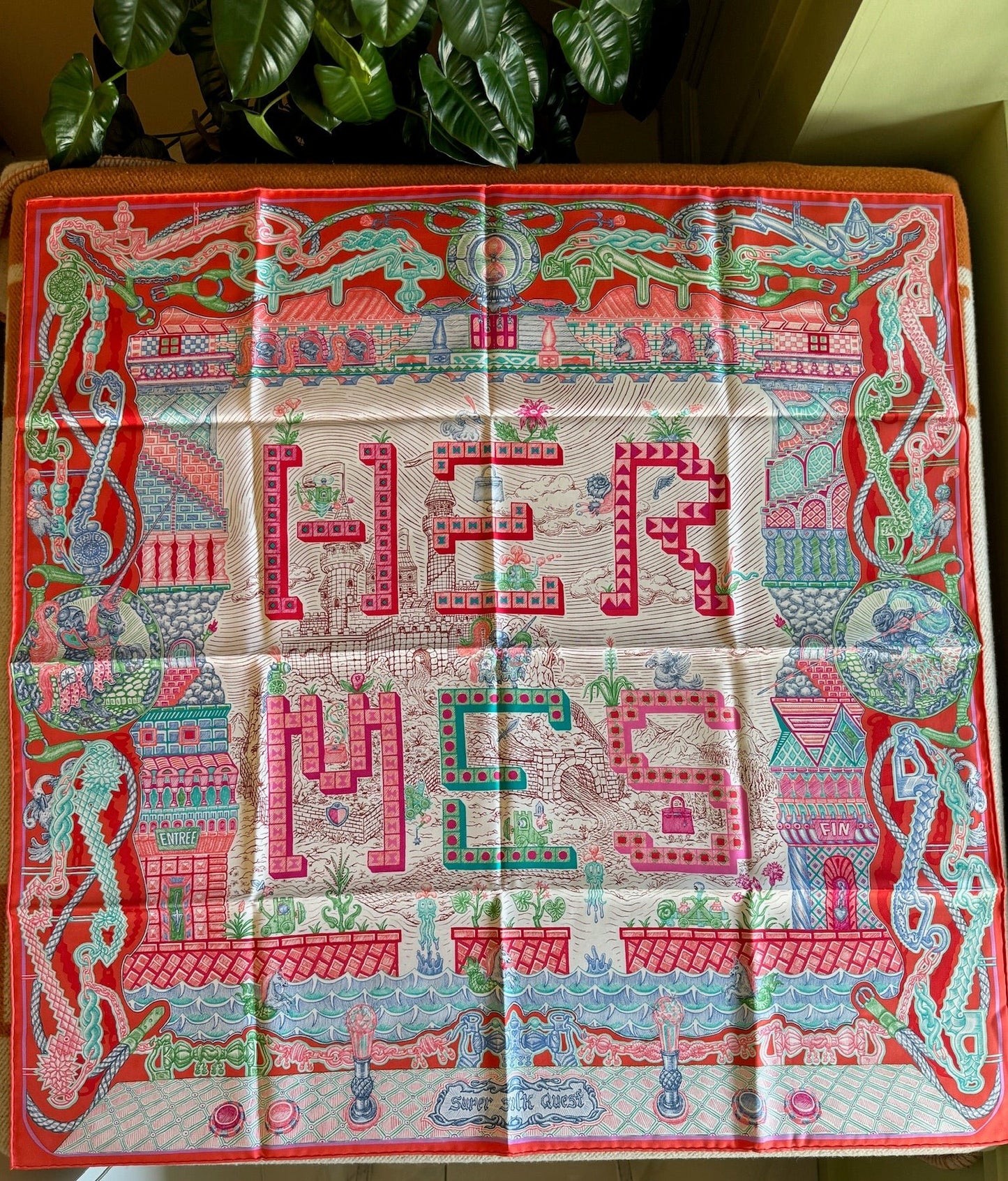 Hermès 90cm Silk Scarf