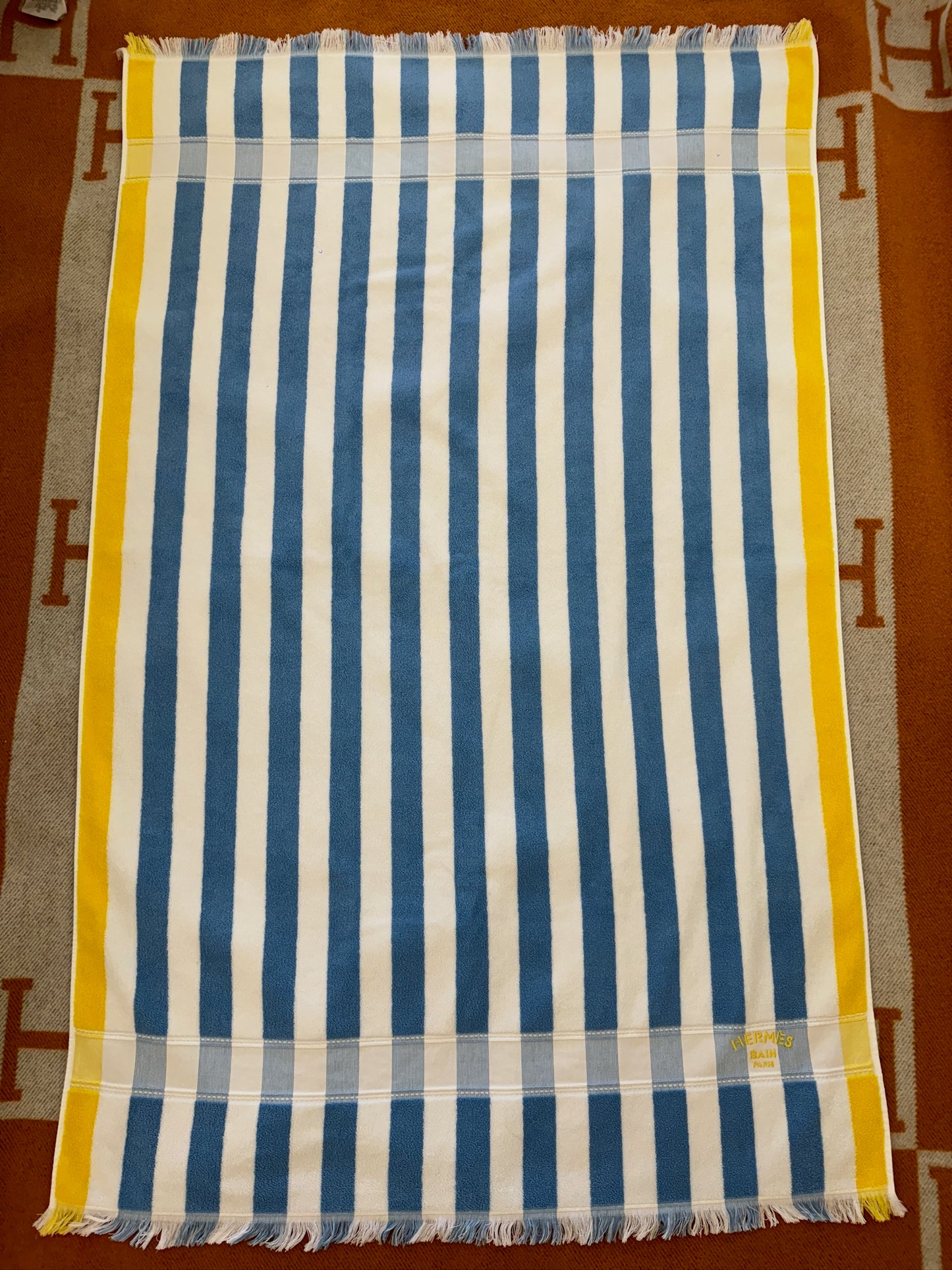 Hermes Yachting Raye beach towel