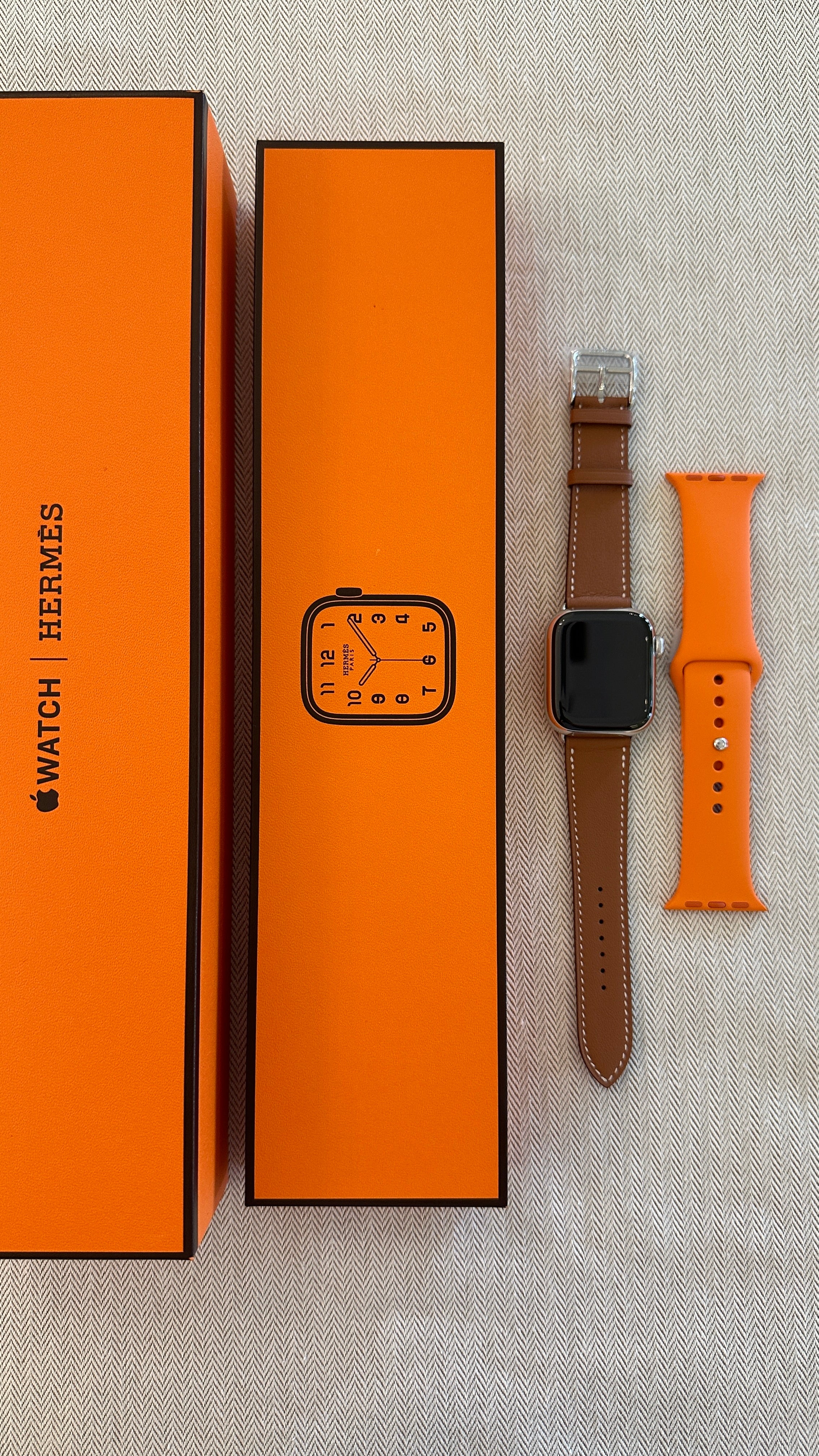 Apple watch hermes orange hot sale