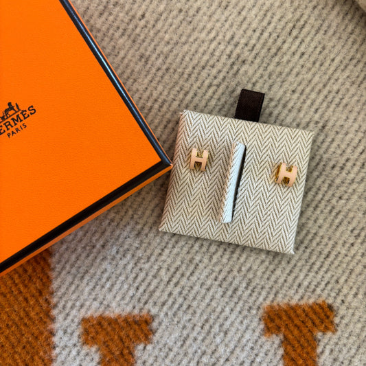 Hermès Mini Pop H Earrings