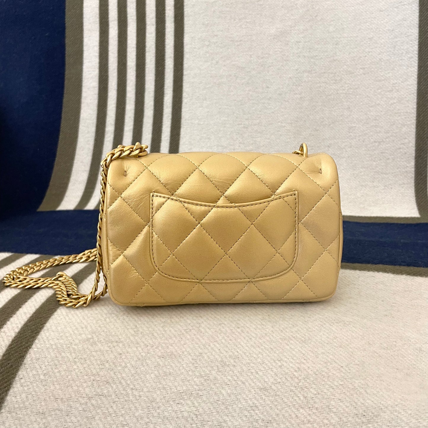 Chanel Mini Rectangular with Heart Pearl Crush